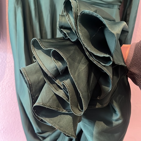 Mac Duggal 55245 LONG SLEEVE RUCHED WAIST A-LINE GOWN NWOT - Picture 14 of 17